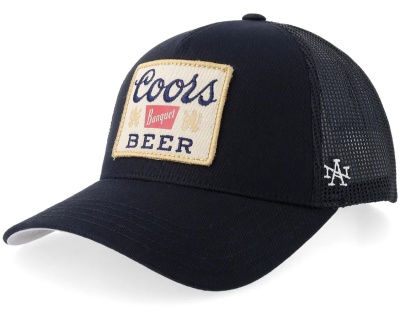 Kap - American Needle Coors Beer Trucker (zwart)