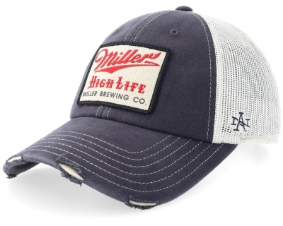 Kap - American Needle Miller High Life Trucker (blauw/wit)