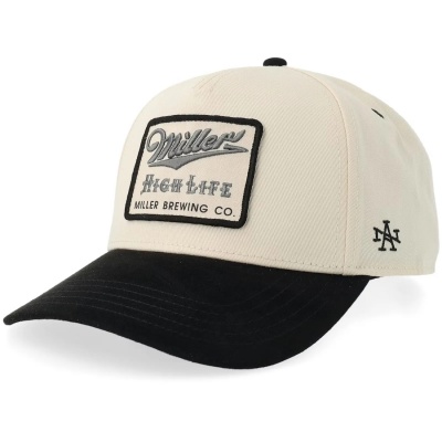 Kap - American Needle Miller High Life Wrangler Cap (offwhite/zwart)