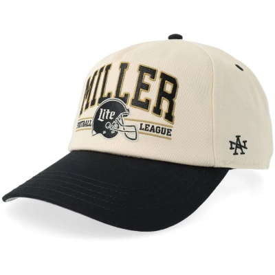 Kap - American Needle Miller Lite Football Roscoe Cap (offwhite/zwart)