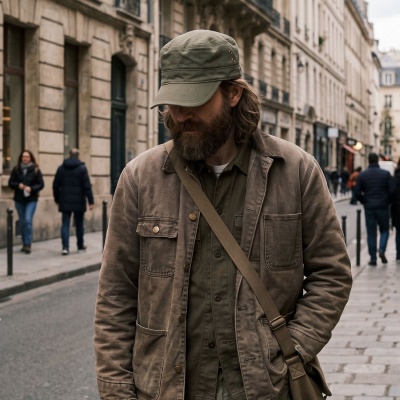 Flat cap - Gårda Army Cap (groen)