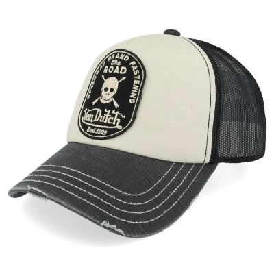 Kap - Von Dutch Speedway Brand Fastening Trucker (offwhite/zwart)