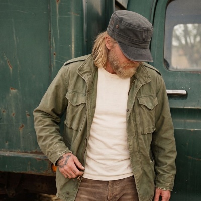 Flat cap - Gårda Viper Army Cap (zwart)