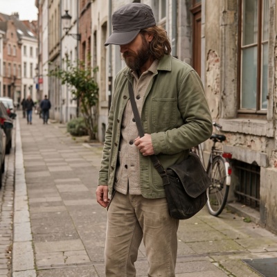 Flat cap - Gårda Army Cap (grijs)