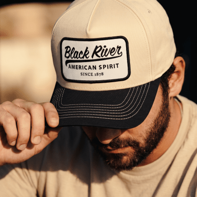 Kap - Black River Sedona Cotton Snapback (crème/zwart)