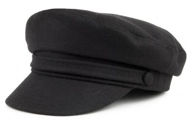 Fiddler cap - Jaxon Wool Blend Fiddler Cap (zwart)