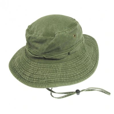 Hoeden - Cotton Booney Hat (olijfgroen)