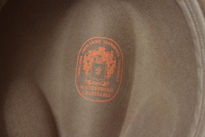 Hoeden - Gårda Montefalco Fedora Wool Hat (beige)