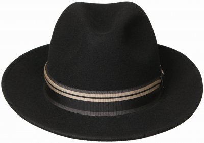 Hoeden - Gårda Montefalco Fedora Wool Hat (zwart)