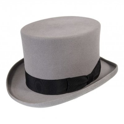 Hoeden - Jaxon Victorian Top Hat (grijs)