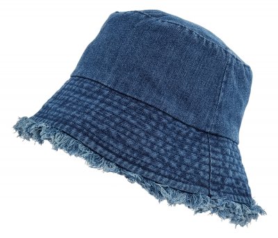 Hoeden - Gårda Brooke Denim Bucket Hat (donkerblauw)