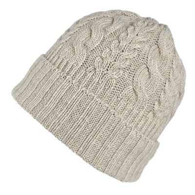 Muts - Gårda Villars Cable Knit Wool Mix Beanie (beige)