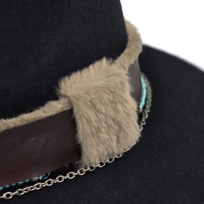 Hoeden - Gårda Luton Fedora (zwart)