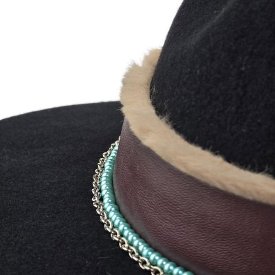 Hoeden - Gårda Luton Fedora (zwart)