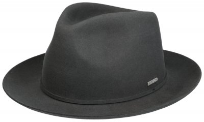 Hoeden - Stetson Fedora Softfelt (grijs)