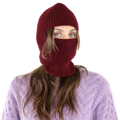 Bivakmuts - Gårda Seefeld Balaclava (bordeaux)