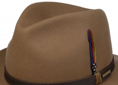 Hoeden - Stetson Traveller Softfelt (bruin)