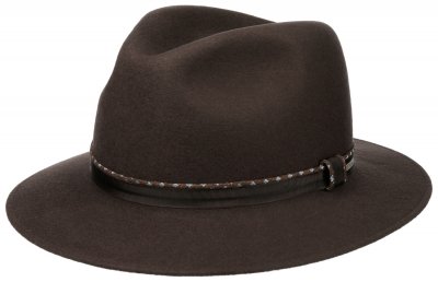 Hoeden - Stetson Traveller Woolfelt (bruin)