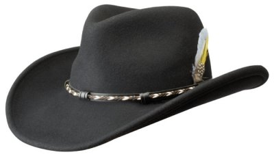 Hoeden - Stetson Western Vitafelt (zwart)