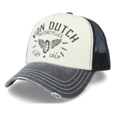 Kap - Von Dutch Crew 2 Trucker (wit/zwart)