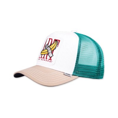 Kap - Djinns HFT Food Banana Trucker (wit/turkoois)