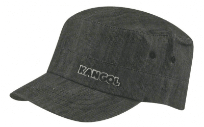 Flat cap - Kangol Denim Army Cap (zwart)