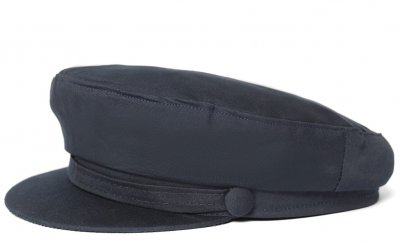 Fiddler cap - Gårda Tortoli Cotton (marineblau)