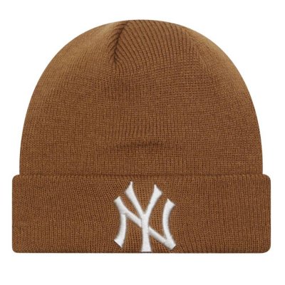 Muts Kinderen - New Era New York Yankees Cuff Beanie (bruin)