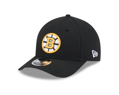 Kap - New Era Boston Bruins 9FORTY M-Crown (zwart)