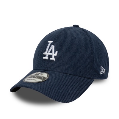 Kap - New Era Los Angeles Dodgers 9FORTY Corduroy (blauw)