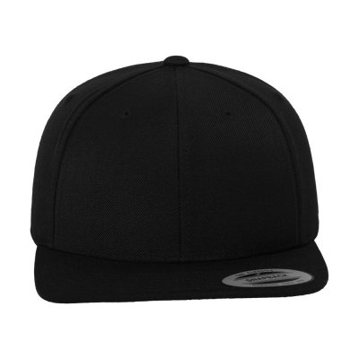 Caps - Flexfit Youth Snapback Cap (zwart)