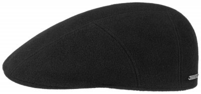 Flat cap - Stetson Andover Wool/Cashmere (zwart)