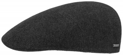 Flat cap - Stetson Andover Wool/Cashmere (donker grijs)