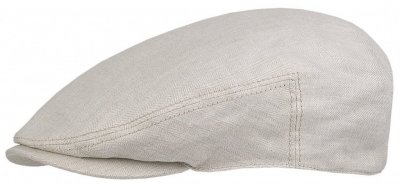 Flat cap - Stetson Kent Linen (beige)
