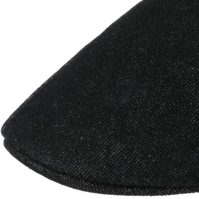 Flat cap - Stetson Texas Denim (zwart)