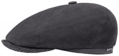 Flat cap - Stetson Soft Cotton/Cord Cap (grijs)