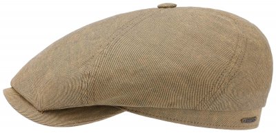 Flat cap - Stetson Driver Cap Linen/cotton (geel)