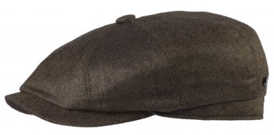 Flat cap - Stetson Hatteras Wool/Cashmere/Silk (bruin)