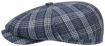 Flat cap - Stetson Driver Cap Linen/cotton (blauw-multi)