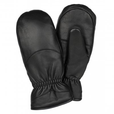 Handschoenen - HK Men's Leather Mittens (Zwart)