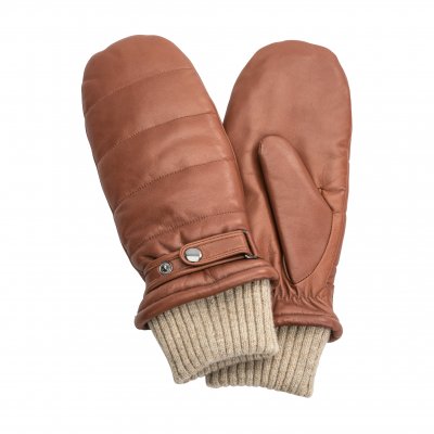 Handschoenen - HK Women's Hairsheep Leather Mittens with Knitted Cuff (bruin)