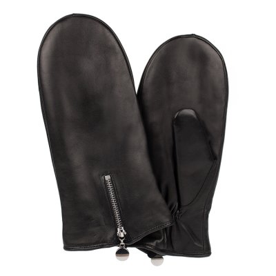 Handschoenen - HK Women's Hairsheep Leather Mittens with Wool Pile Lining (Zwart)
