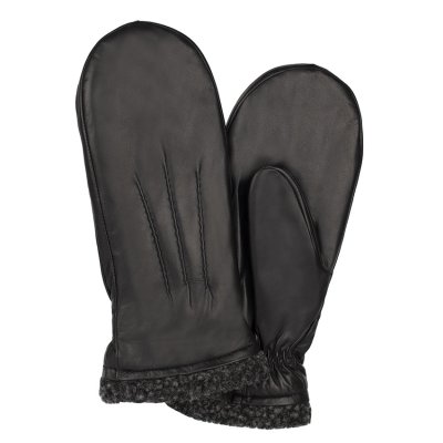 Handschoenen - HK Women's Hairsheep Leather Mittens with Wool Pile Lining (Zwart)