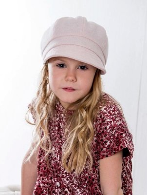 Caps - CTH Ericson Regina Jr. Herringbone (roze)