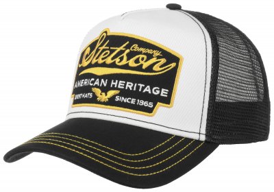 Caps - Stetson Trucker Cap American Heritage Vintage (zwart)