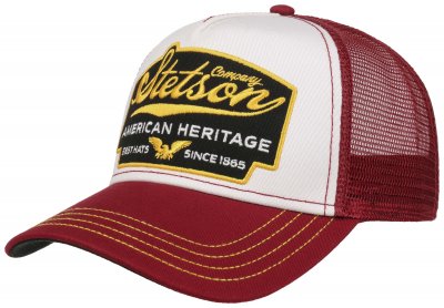 Caps - Stetson Trucker Cap American Heritage Vintage (rood)