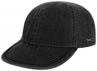 Caps - Stetson Engineer Cap Denim Garage Theme (zwart)