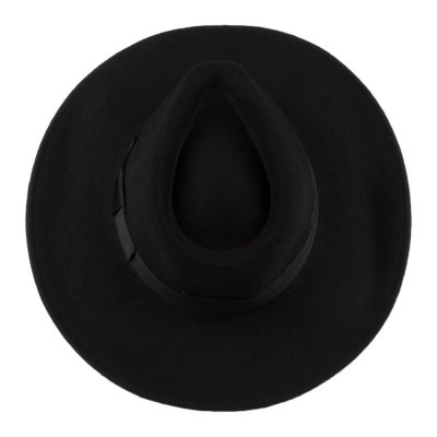 Hoeden - Jaxon The Author Wide Brim Fedora Hat (zwart)