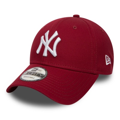 Kap - New Era New York Yankees 9FORTY (rood/wit)