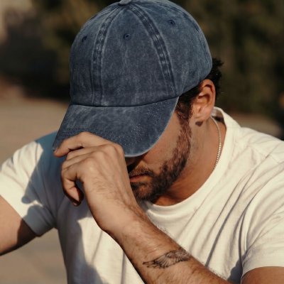 Caps - Gårda Washed (donkerblauw)